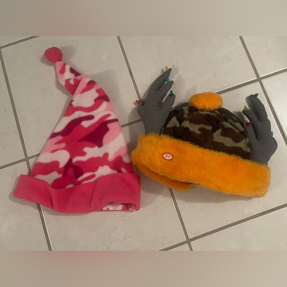 Camo Christmas Hats
